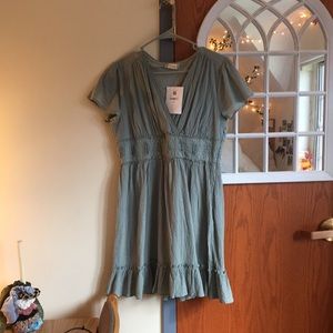 NWT Altar’d State Quinnie Dress Green